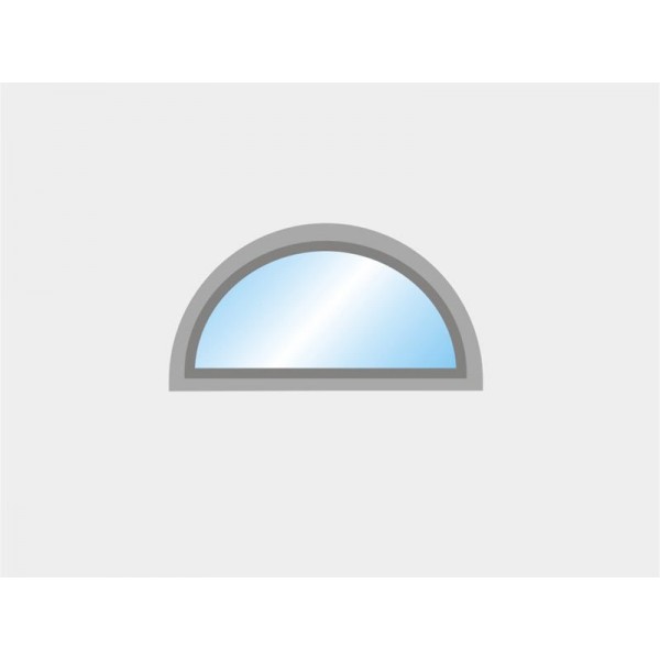 Παράθυρο τοξωτό σταθερό - κυκλικες κατασκευές αλουμινιου